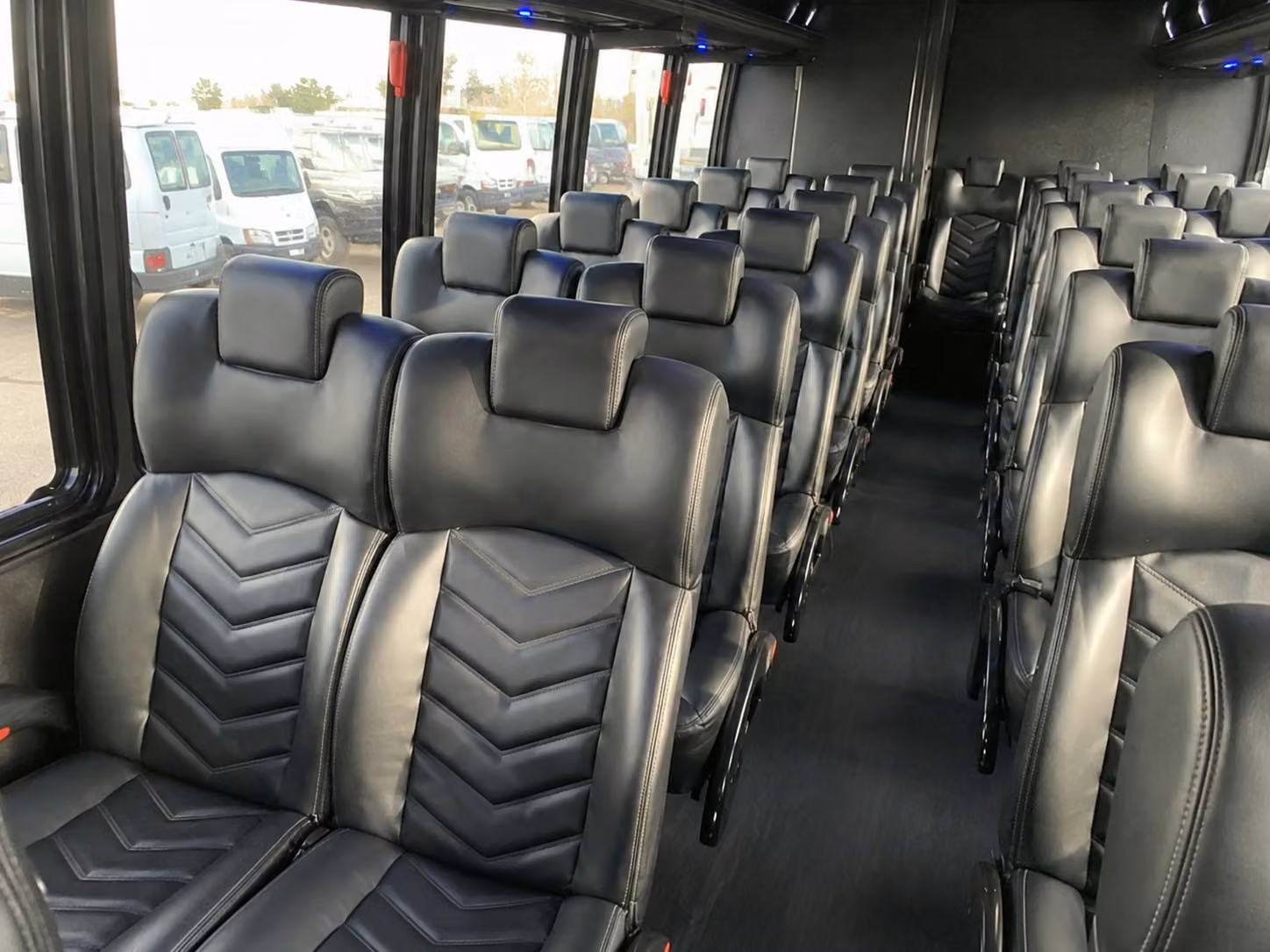 15 passenger minibus inside