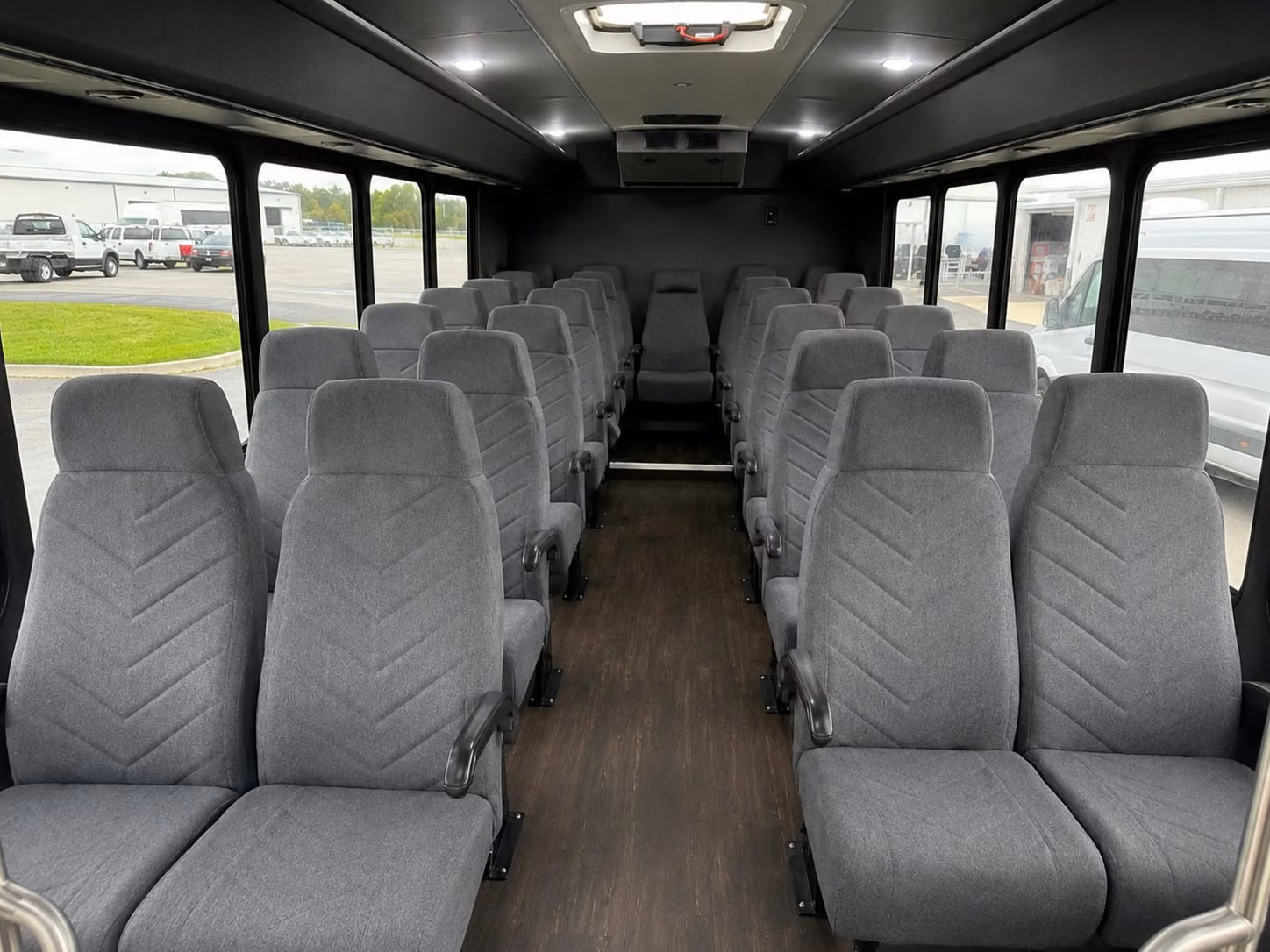 18 passenger minibus inside