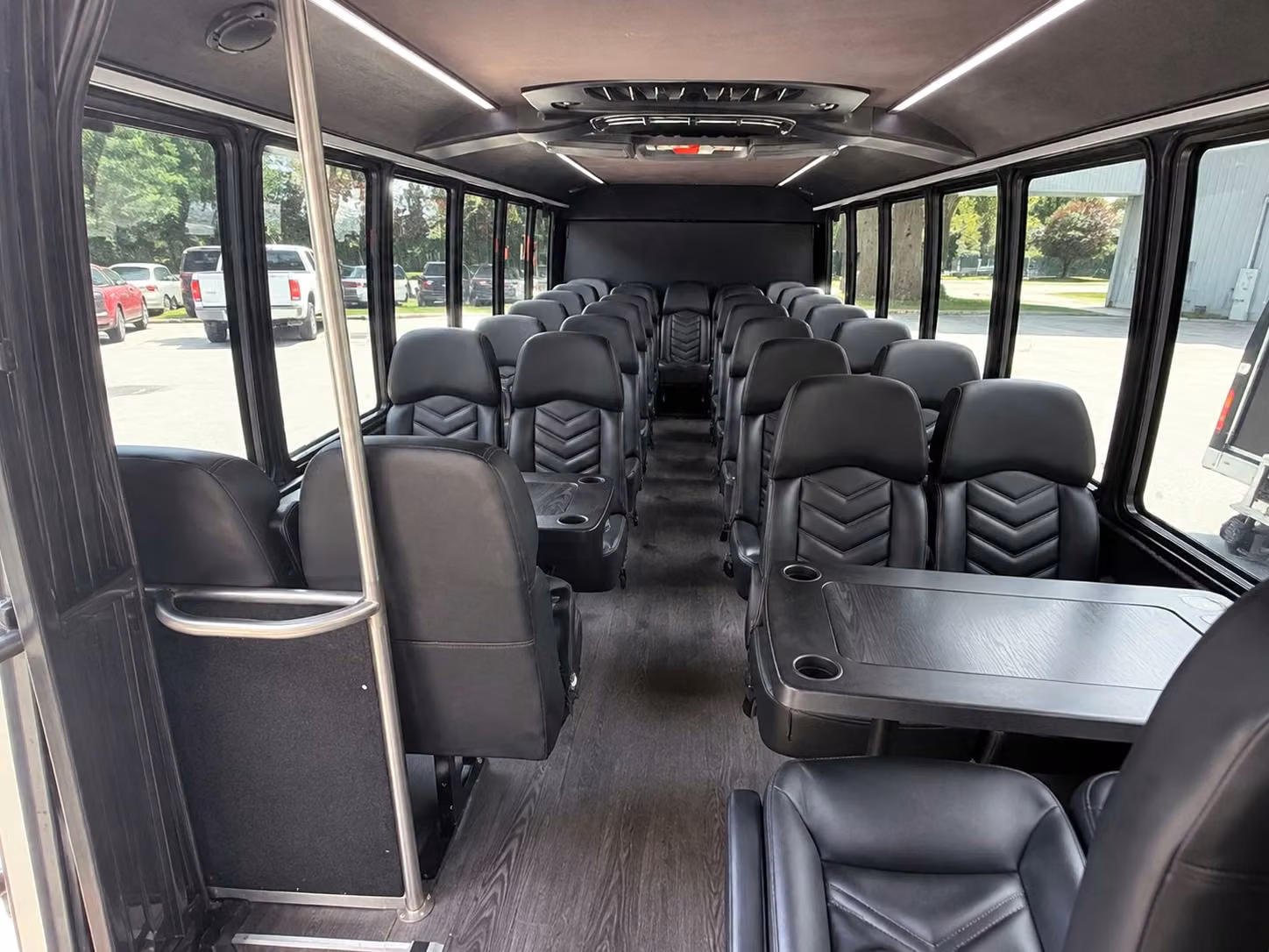 18 passenger minibus interior