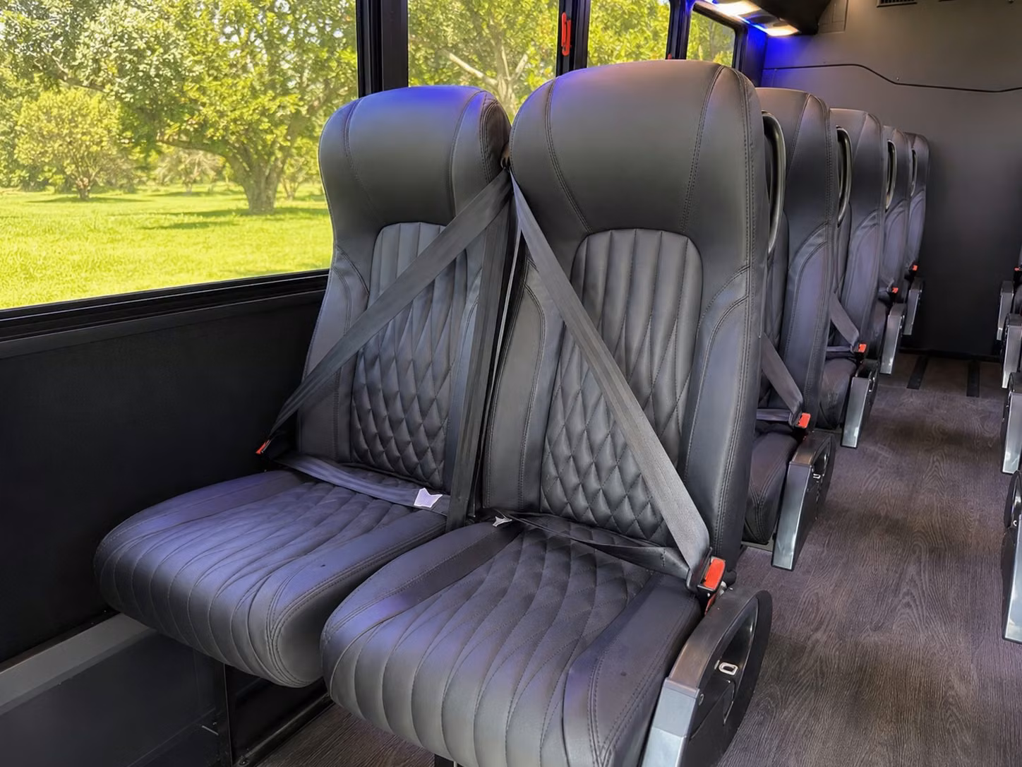 20 passenger minibus inside