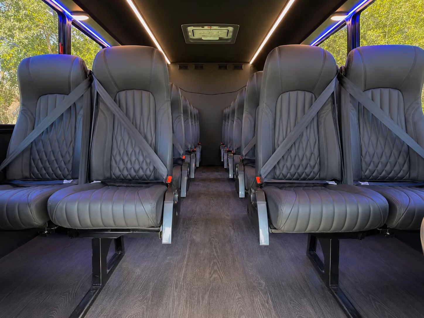 20 passenger minibus interior