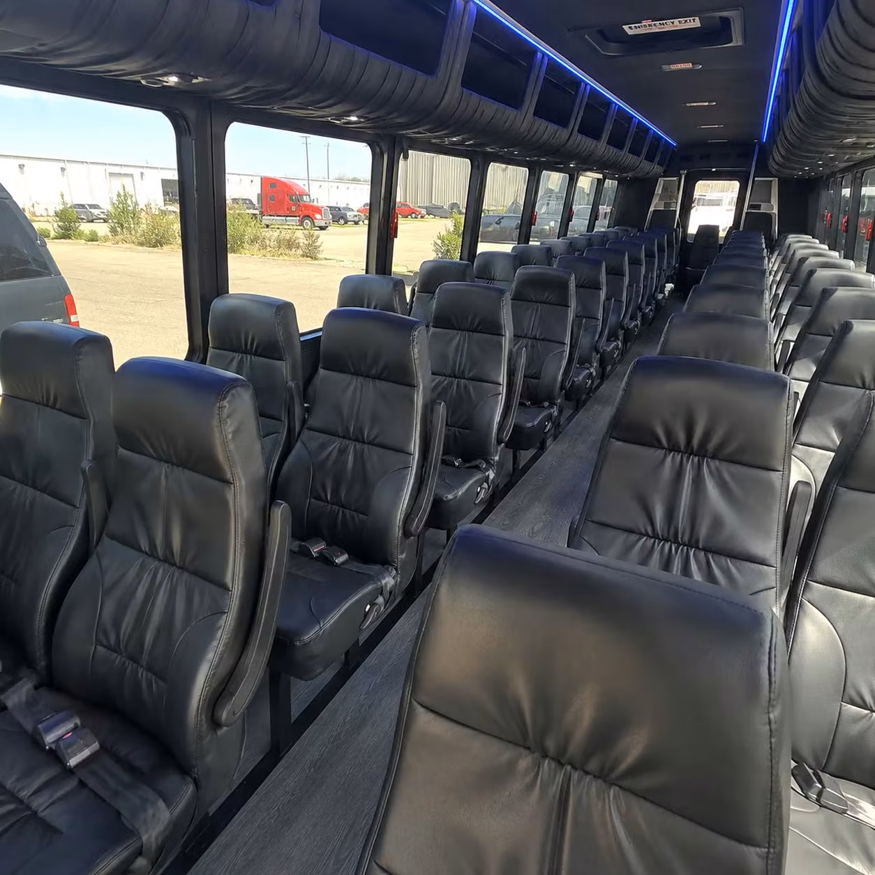 30 passenger minibus interior