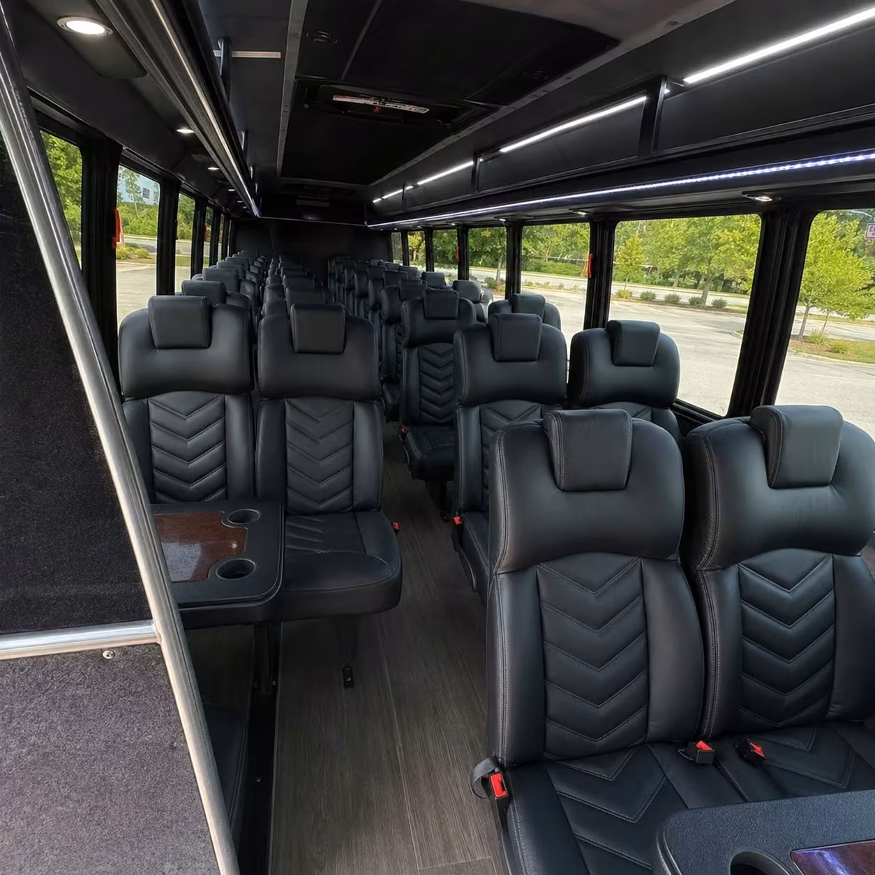 35 passenger minibus interior