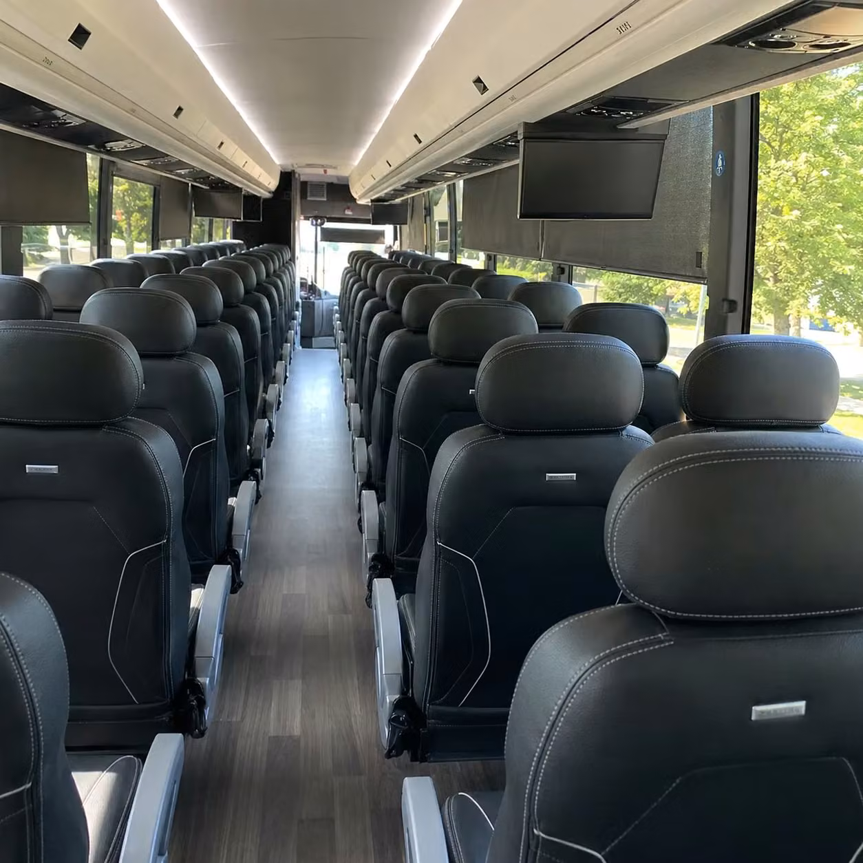 lakewood charter bus inside