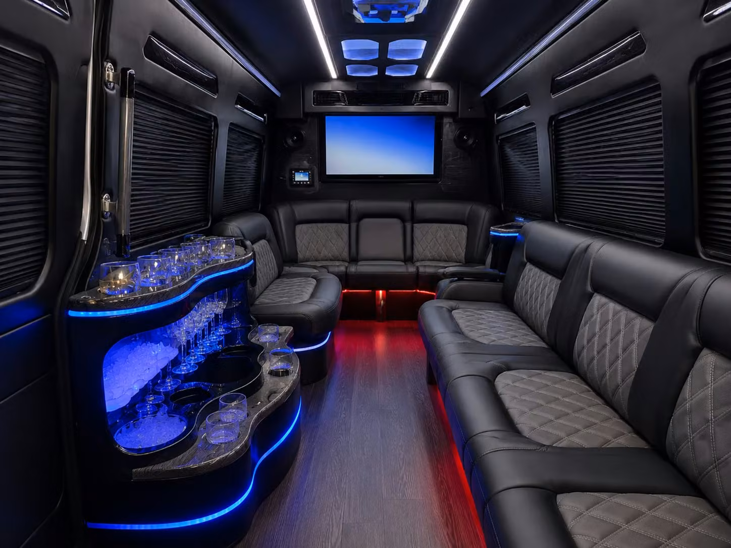 sprinter limousine inside