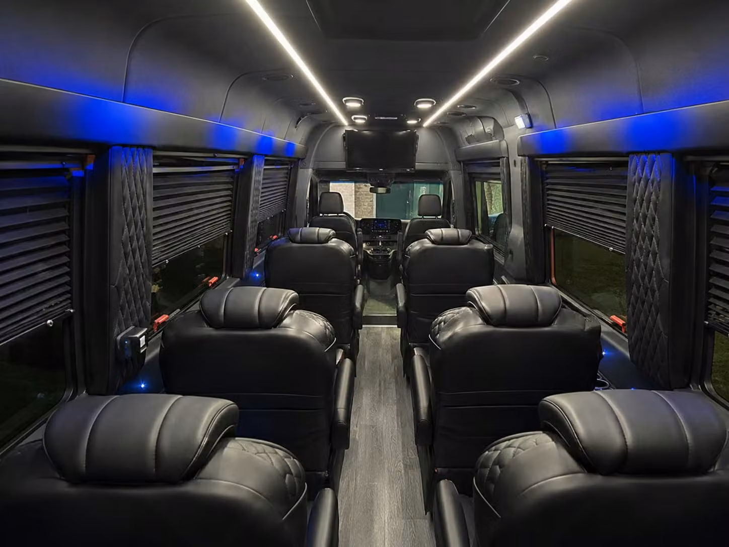 sprinter van with driver interior